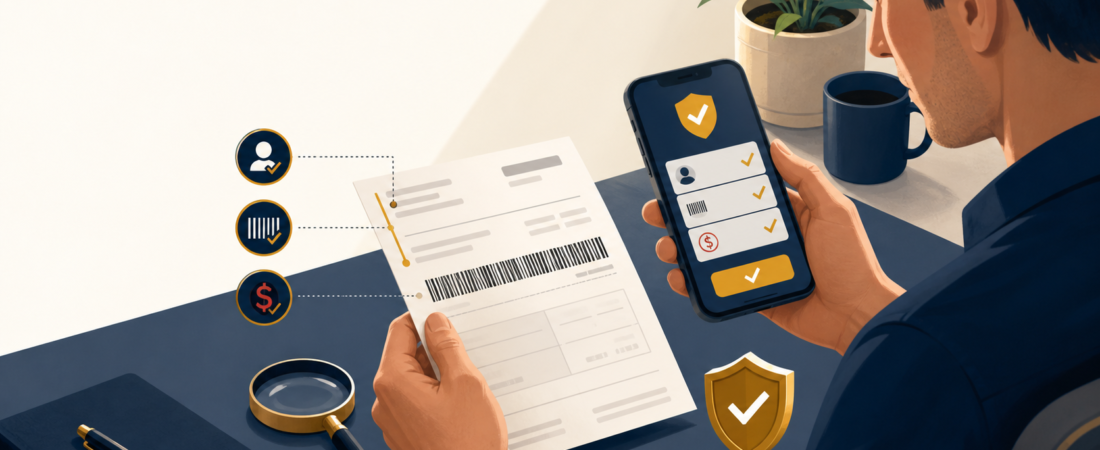 Como verificar se um boleto é falso